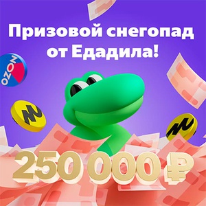Акция  «Едадил» «Призовой снегопад от Едадила!»