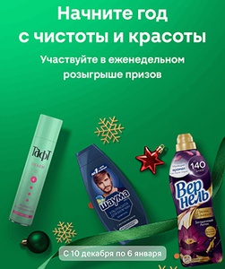 Акция  «Персил» (Persil) «Новый Год под знаком красоты и чистоты!»